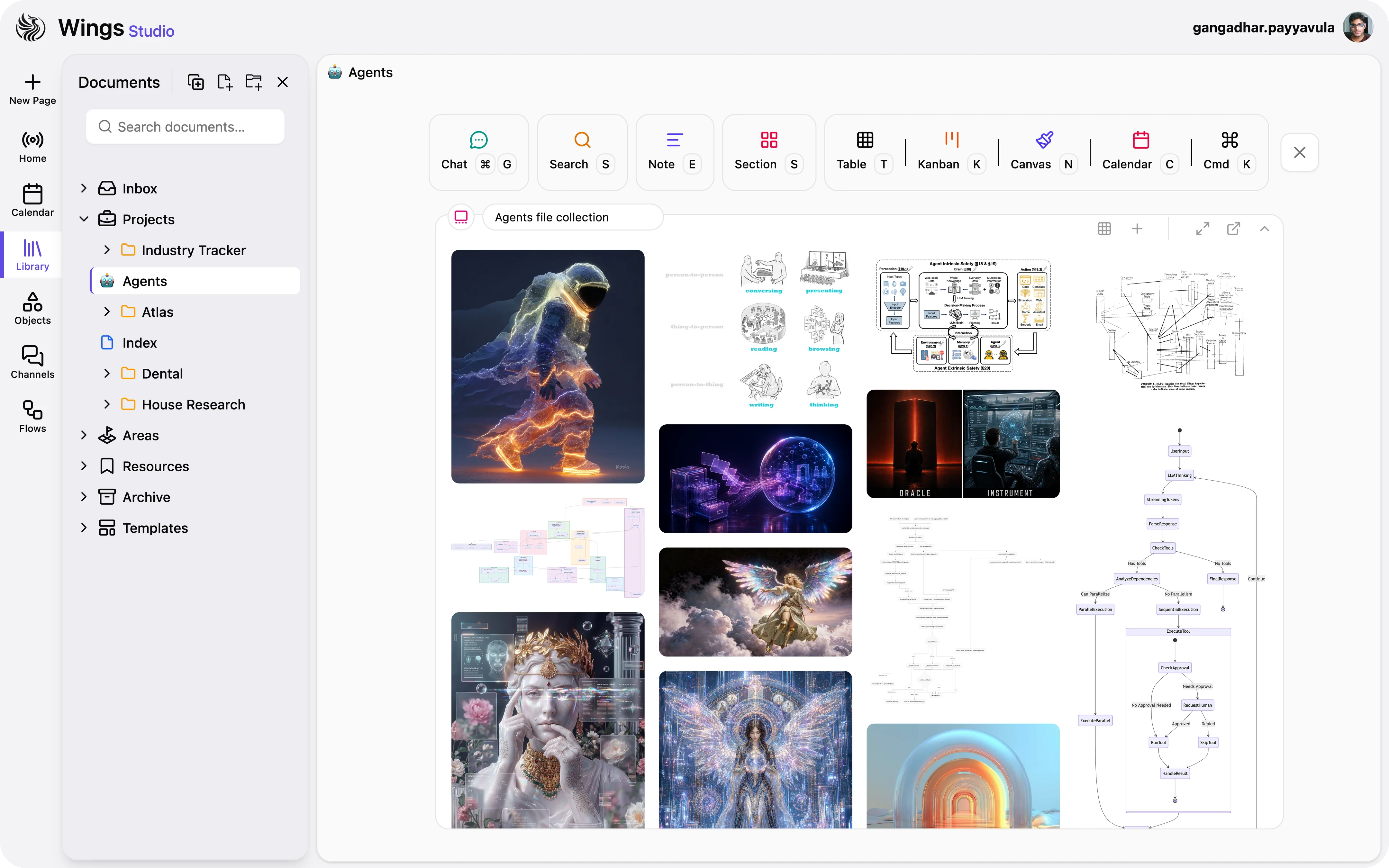 Wings Studio product workspace walkthrough