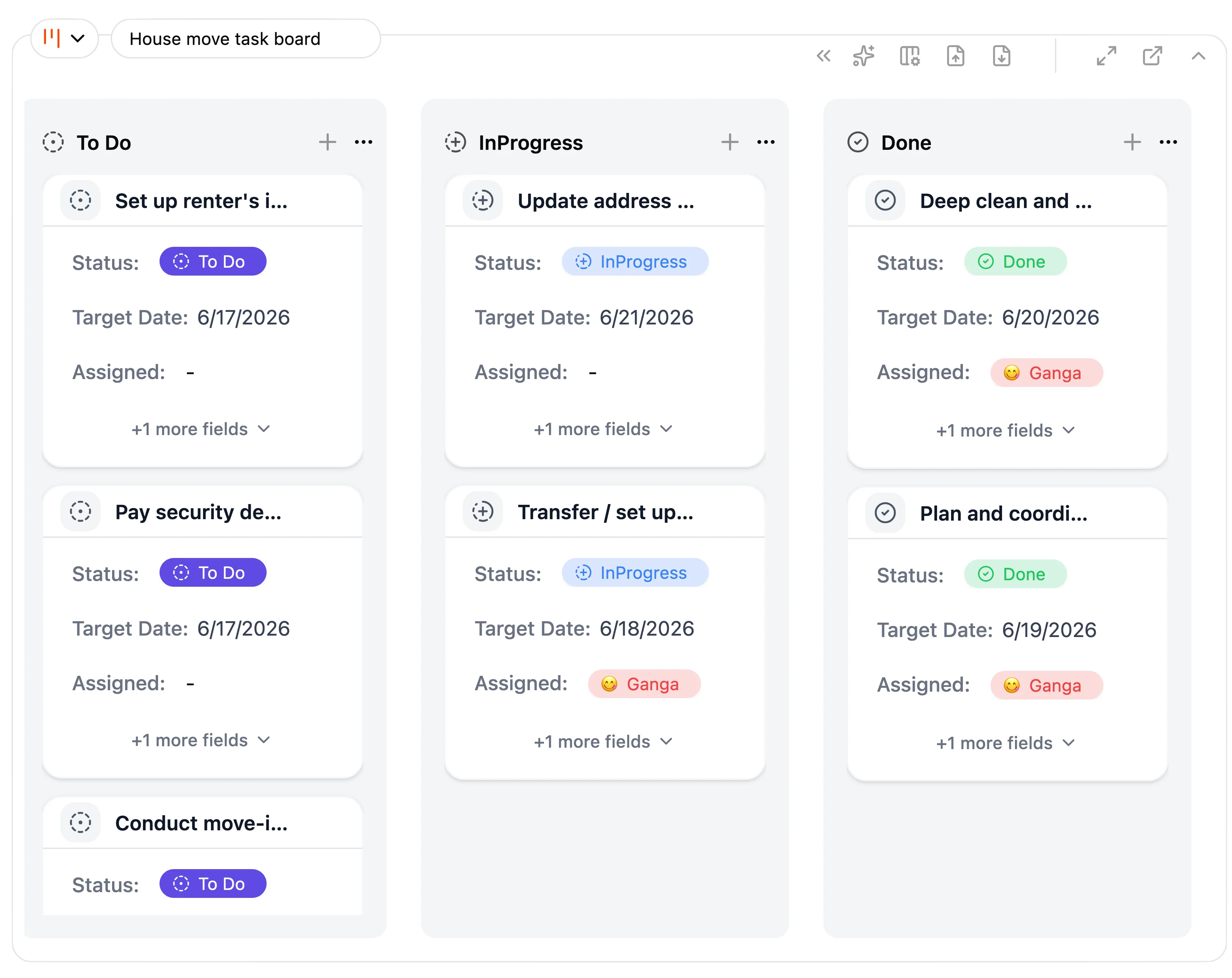 Kanban board